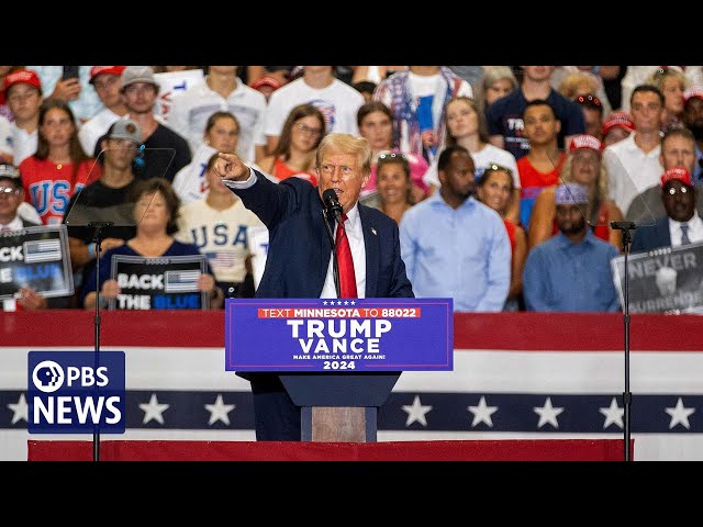 WATCH LIVE: Trump holds rally in Gastonia, North Carolina on state's last day of early voting