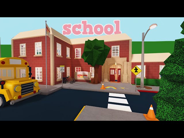 ✏️Bloxburg SCHOOL Build Tour *NEW ROLEPLAYS*