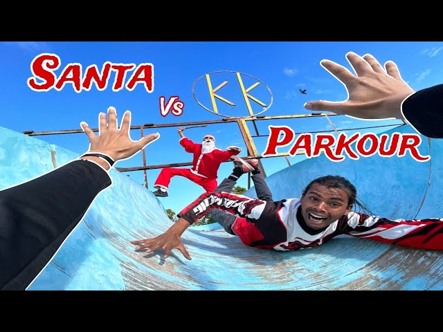 SANTA VS PARKOUR POV 🎅