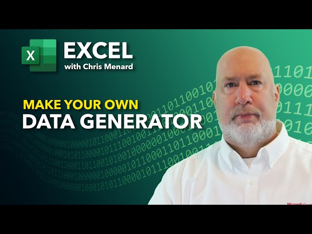 Generate Random Data in Excel with M365 in Easy Steps!