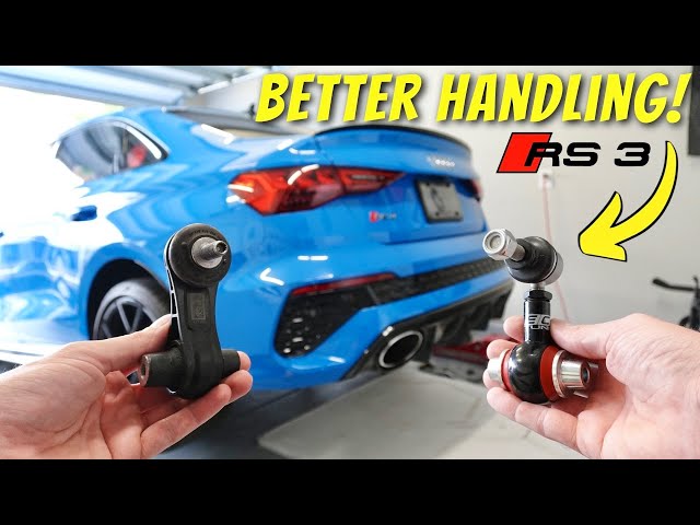 More 8Y Audi RS3 Handling Improvements! Rear Sway Bar End Links Did This!