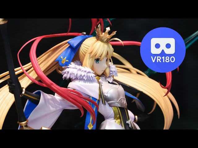 【3D VR180】ANIPLEX+ Fate/Grand Order キャスター/アルトリア・キャスター〈第三再臨〉 フィギュアサンプル展示立体視