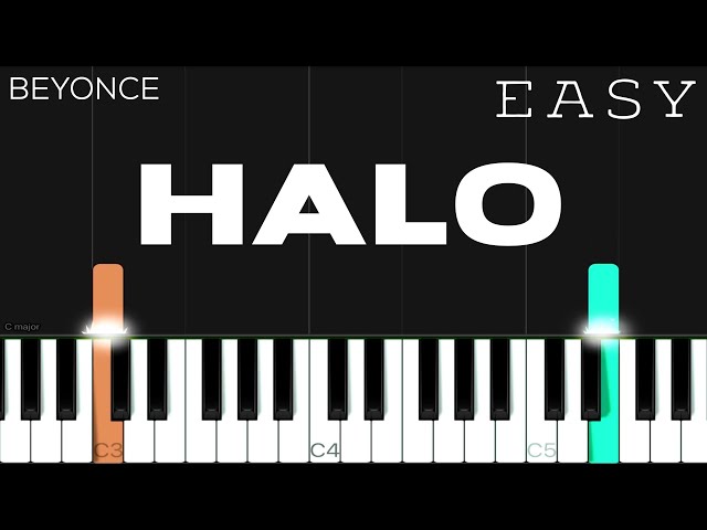 Beyoncé - Halo | EASY Piano Tutorial