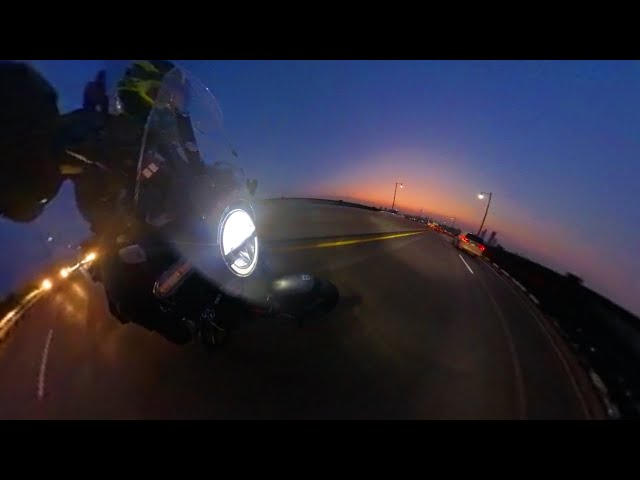 360 POV Motorcycle Riding at 4am | Night Ride | Svartpilen 401 | ASMR Engine Sound Only