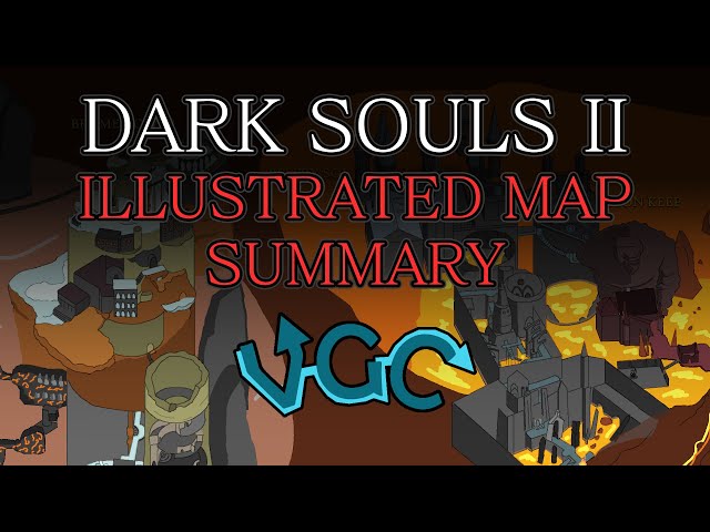 DARK SOULS II Illustrated Map Walkthrough