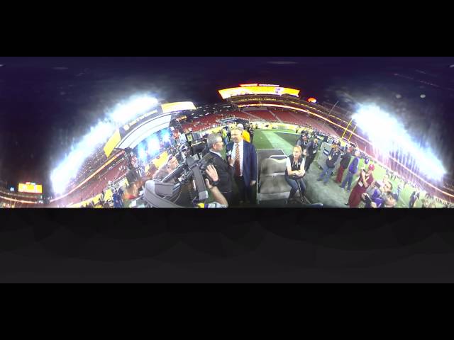 360 degree view of John Elway interview after Super Bowl 50