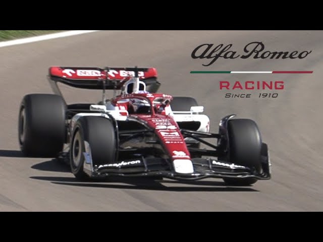 Zhou Guanyu tests Alfa Romeo C42 F1 with NEW Pirelli Tyres for 2023 Season! 周冠宇