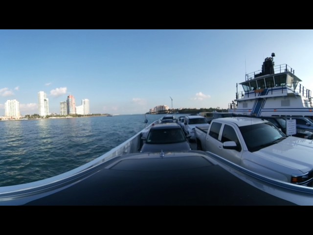 Fisher Island Ferry back to Miami Mainland