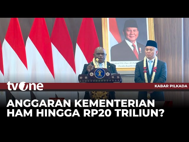 Minta Anggaran Rp20 T, Natalius Pigai: Untuk Bantu Wujudkan Visi Presiden | Kabar Pilkada tvOne