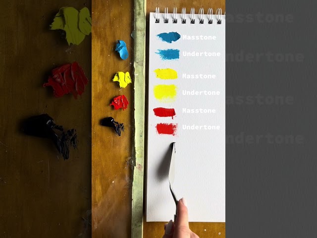 Color theory terminology 101: Masstone vs undertone