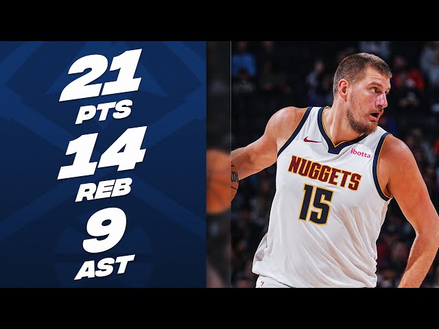 Nikola Jokic Drops Near TRIPLE-DOUBLE! 🔥 | October 13, 2024