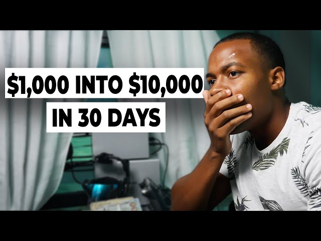 How to flip $1,000 into $10,000 in 30 days | Quick but not Easy