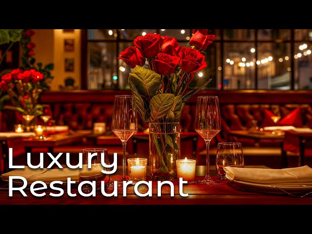 Luxury Restaurant Music - Romantic Jazz Saxophone Music for Dinner | Relaxing Jazz Background Music