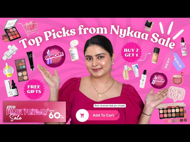 Nykaa Pink Friday Sale *DEALS*  Acne Skincare Favorites & Wedding Makeup Must Have  | Kashika