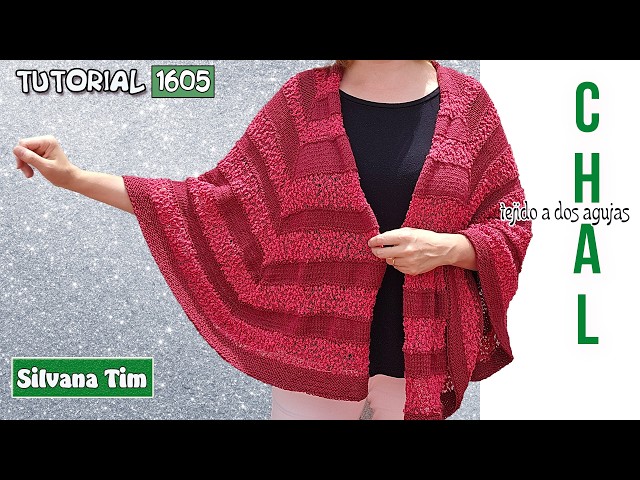 Impressive and Easy! Learn to Knit the ROJO PASIÓN Shawl with This Unique Pattern ✨