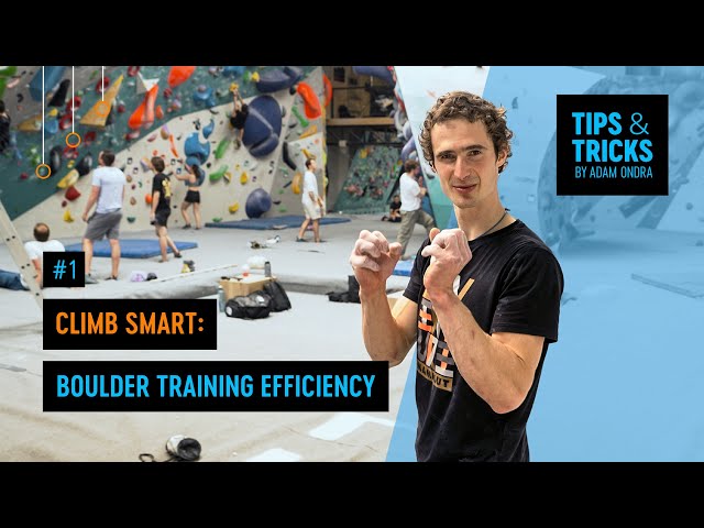 Climb Smart: Boulder Training Efficiency ⚡ | Tips & Tricks by Adam Ondra