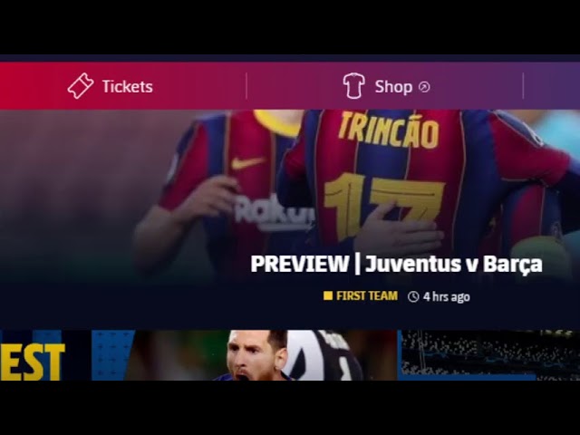 Barcelona VS Juventus live  ucl 2020