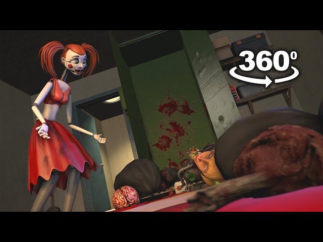 360°| Eleanor 'Kills' Sarah - FNAF To Be Beautiful Ending (Sarah Perspective)