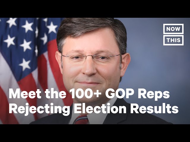 126 GOP Members of Congress Tried to Overturn the Election | NowThis