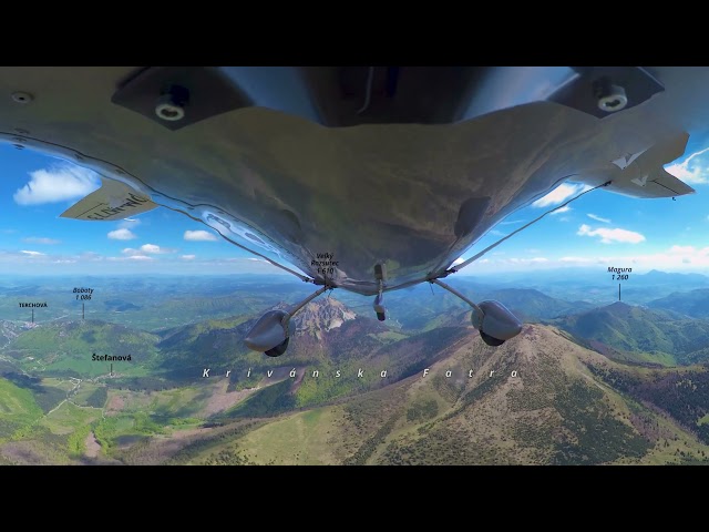 360° videomapa Malá Fatra z neba