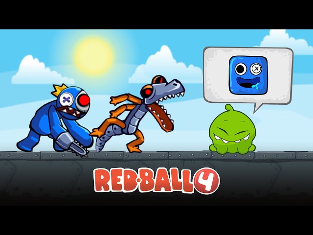 Red Ball 4 | Om Nom Vs  Rainbow Friends Boss Ep 7