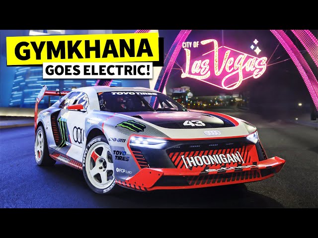 Ken Block’s ELECTRIKHANA: High Stakes Playground; Las Vegas, in the Audi S1 HOONITRON