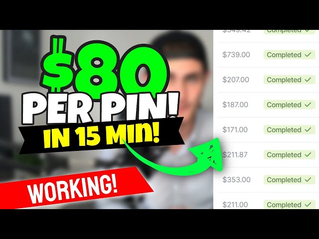 Pinterest Affiliate Marketing: One Pin Pays Me $80/Day (FREE Method 2025)