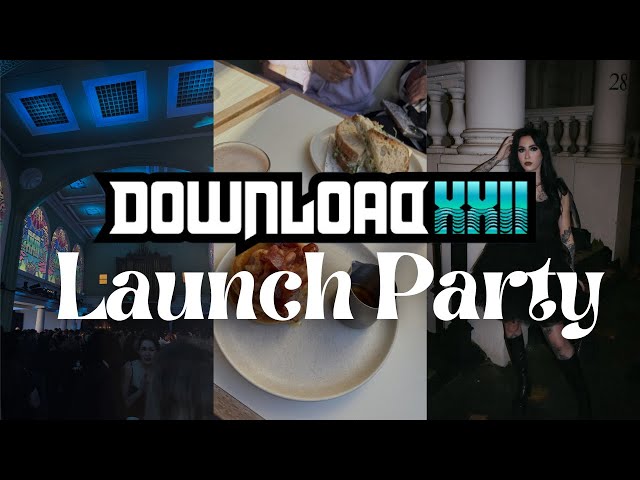 DOWNLOAD LAUNCH PARTY | VLOG | ELLA ROSE SHARP