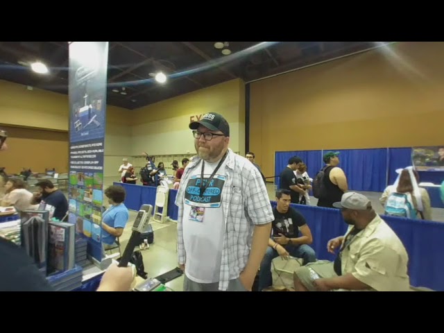 Danthol and John Riggs at Game On Expo 2018 VR180