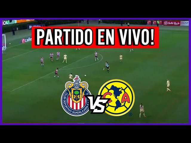 ⚽ CHIVAS VS AMÉRICA 🔴 EN VIVO CLASICO NACIONAL CUARTOS DE FINAL APERTURA 2024 FEMENIL EN ZONA FUT