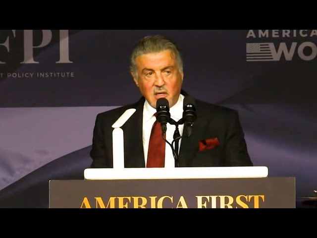 Sylvester Stallone full speech at America First Policy Institute Gala