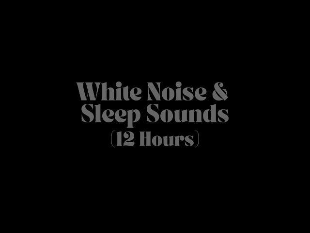 (24/7) Pink Noise | Sleep Sound (12 Hours - Black Screen) Live Stream