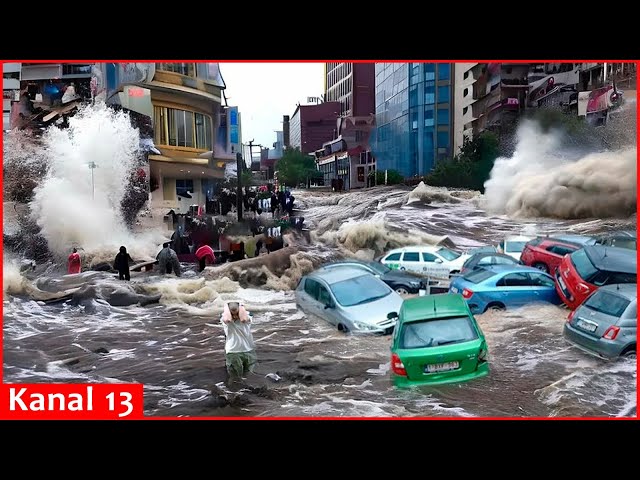 The last images from Dubai, which surrendered to the flood - roads and streets turned into the lake