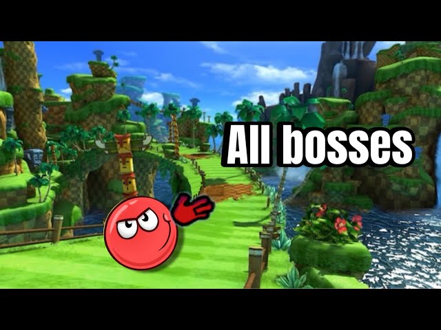 Red ball 4 all boss fights!