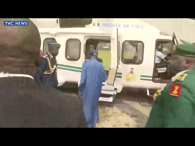 WATCH: President Tinubu Departs Lagos For Abuja