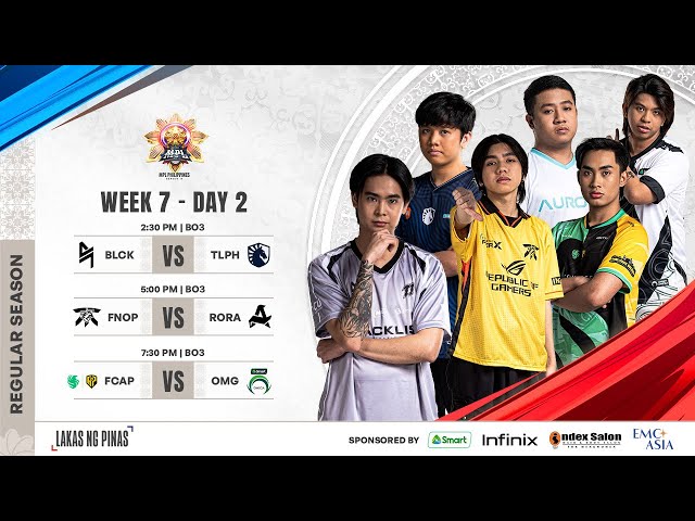 🔴 LIVE | MPL PH S14 | FILIPINO -  Week 7 Day 2