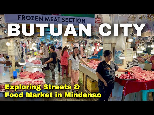 Philippines Walking Tour in BUTUAN CITY | Exploring Streets & Food Market in Mindanao!