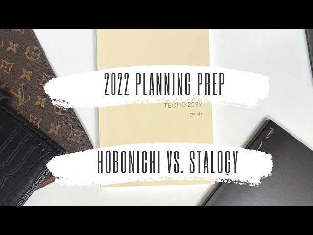 2022 Planner Prep | Hobonichi vs Stalogy A5