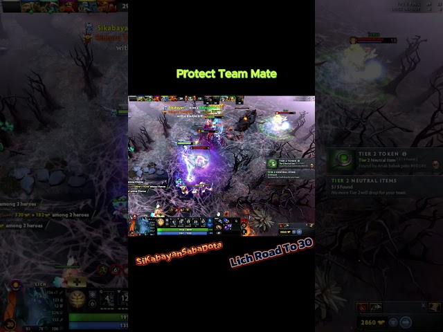 How Lich Saves Team from Surprise Attack! | Dota 2 Epic