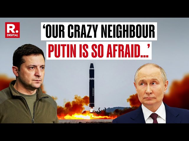 Ukraine President Zelenskyy’s First Reaction To Russia’s Ballistic Missile Attack | ICBM Strike