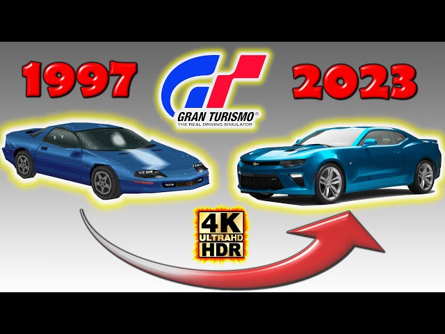 Evolution of Gran Turismo Games 1997-2023 in 4K HDR Max Settings!