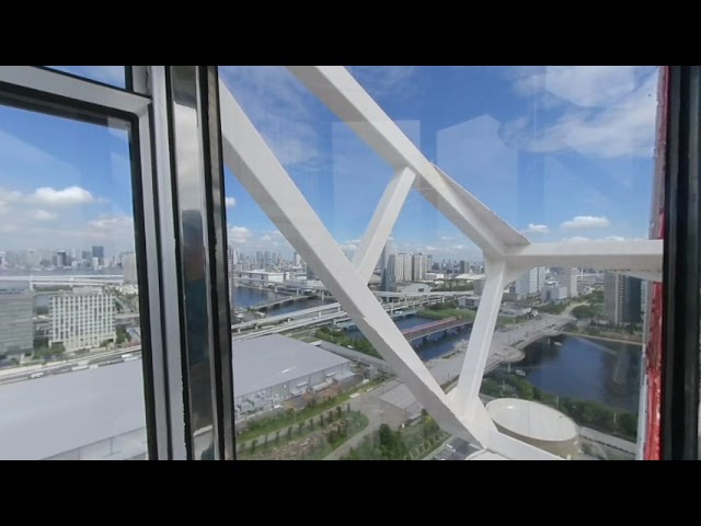 【VR180】Ferris wheel in Odaiba