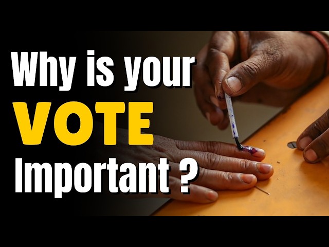 Why is your vote important ? | Every Vote Matters | Vote for... #vote #election