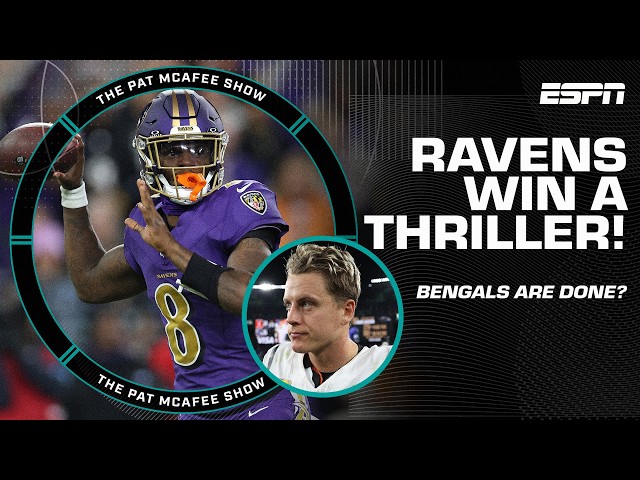 Ravens get a HUGE win on TNF 🔥 + Are the Bengals' playoff dreams over? 🤔 | The Pat McAfee Show