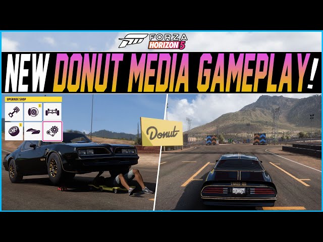 Forza Horizon 5 - NEW Test Track GAMEPLAY & Cinematics! - Donut Media Story Upgrades