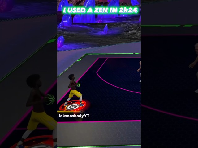 I used A ZEN IN NBA 2K24 CURRENT GEN NEVER MISS AGAIN …. #2ksports #2k24 #nba #shorts #short #2k