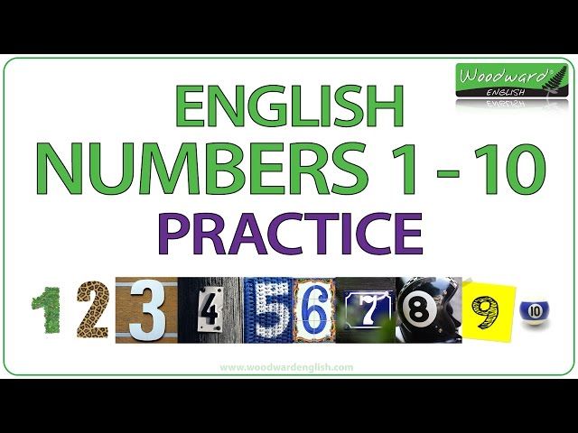 English Numbers 1-10 Practice - What number is this?