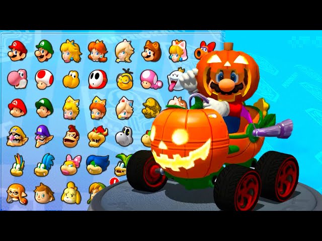 Mario Kart 8 Deluxe Can Mario's Halloween Ride Conquer the Rock Cup & Flower Cup ?