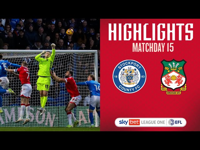 HIGHLIGHTS | Stockport County vs Wrexham AFC