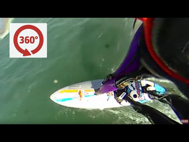 360 Degree Windsurfing On-Board - Isle of Man - Derbyhaven